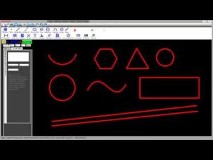 Đường nét 2D (GREATCAD2D_CIRCLE_LINE_SPLINE_RECTANGLE_ARC_RED)