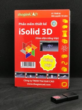 Phần mềm thiết kế iSolid® 3D phiên bản tiêu chuẩn – Giao diện tiếng Việt (USB/2020/12)