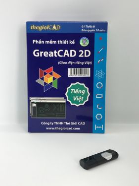 Phần mềm thiết kế GreatCAD® 2D phiên bản tiêu chuẩn – Giao diện tiếng Việt (USB/2021/12)