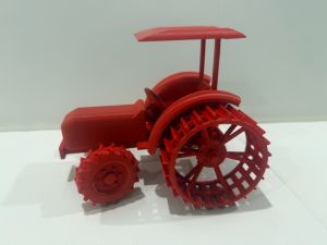 Mô hình máy cày nhựa