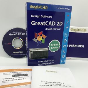 Phần mềm thiết kế GreatCAD phiên bản tiêu chuẩn 1.0.9.0– Giao diện tiếng Anh