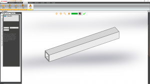 Thanh vuông - IGES / STEP / STL - Download